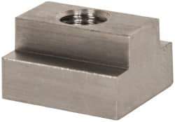 Gibraltar - 1/2-13 Blind Tapped T Slot Nut - 5/8" Slot Width, 1-1/8 x 7/16" Base Width x Height, 1-1/4 x 3/4" OAL x Height - Apex Tool & Supply