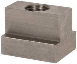 Gibraltar - 5/8-11 Blind Tapped T Slot Nut - 11/16" Slot Width, 1-1/8 x 15/32" Base Width x Height, 1-1/2 x 1-1/8" OAL x Height - Apex Tool & Supply