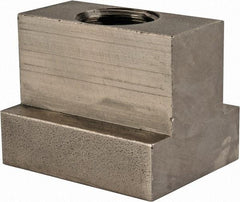 Gibraltar - 3/4-10 Blind Tapped T Slot Nut - 13/16" Slot Width, 1-3/8 x 17/32" Base Width x Height, 1-3/4 x 1-3/8" OAL x Height - Apex Tool & Supply