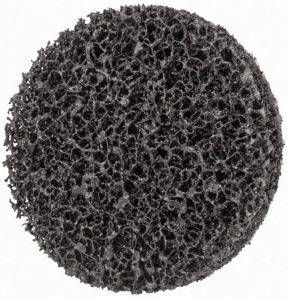 3M - 4" Diam, Silicon Carbide Hook & Loop Disc - Very Coarse Grade, Nonwoven, Series CR-DH - Apex Tool & Supply