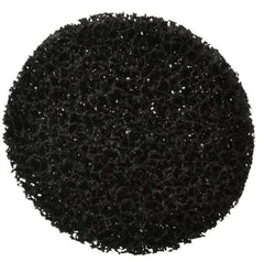 3M - 5" Very Coarse Grade Silicon Carbide Deburring Disc - 1/2" Center Hole, Arbor Connection, Black, 5,000 Max RPM - Apex Tool & Supply