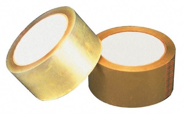 Intertape - 2" x 55 Yd Natural (Color) Rubber Adhesive Sealing Tape - Polypropylene Film Backing, 1.6 mil Thick, 25 Lb Tensile Strength, Series 6100 - Apex Tool & Supply