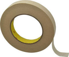 3M - 3/4" Wide x 60 Yd Long Tan Paper Masking Tape - Series 232, 6.3 mil Thick, 27 In/Lb Tensile Strength - Apex Tool & Supply