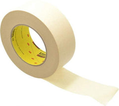 3M - 2" Wide x 60 Yd Long Tan Paper Masking Tape - Series 232, 6.3 mil Thick, 27 In/Lb Tensile Strength - Apex Tool & Supply
