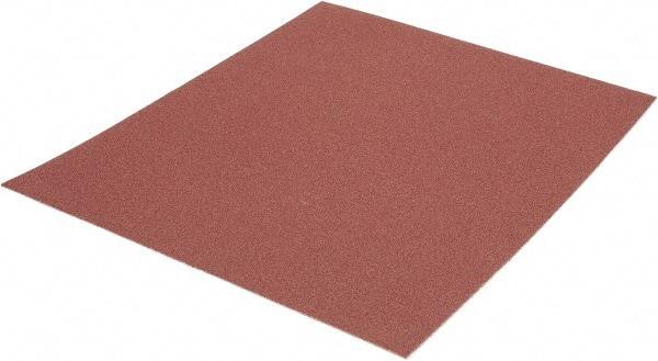 Made in USA - 120 Grit, Aluminum Oxide Adhesive Backed Sanding Sheets - Cloth, 9" x 11", Fine Grade, J Weighted Backing - Apex Tool & Supply