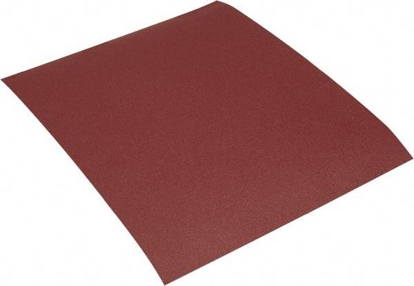 Made in USA - 180 Grit, Aluminum Oxide Adhesive Backed Sanding Sheets - Cloth, 9" x 11", Very Fine Grade, J Weighted Backing - Apex Tool & Supply