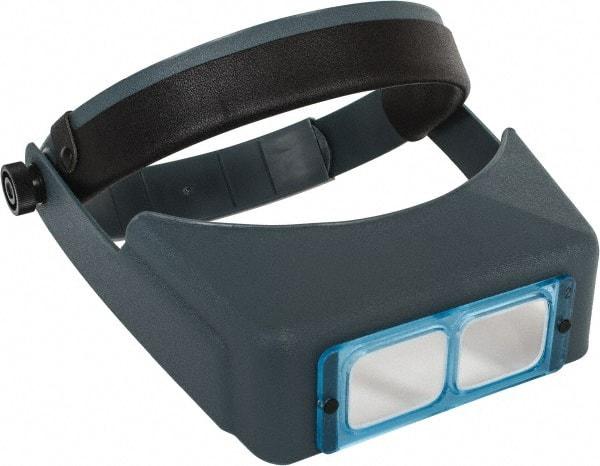 Made in USA - 1.5x Magnification, Optical Glass, Rectangular Magnifier - Headband Mount, 20 Inch Focal Distance - Apex Tool & Supply