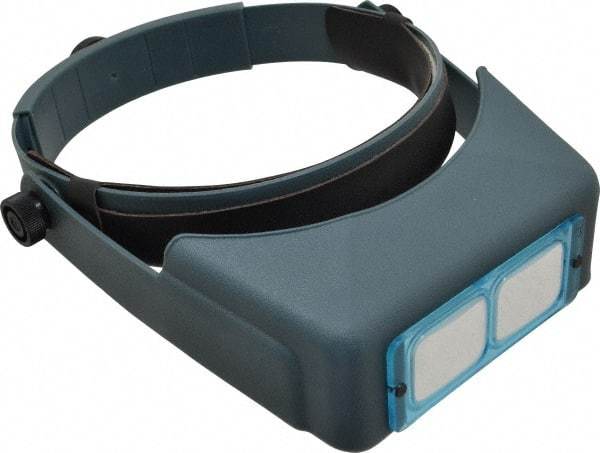 Made in USA - 1.75x Magnification, Optical Glass, Rectangular Magnifier - Headband Mount, 14 Inch Focal Distance - Apex Tool & Supply