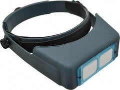 Made in USA - 1.75x Magnification, Optical Glass, Rectangular Magnifier - Headband Mount, 14 Inch Focal Distance - Apex Tool & Supply
