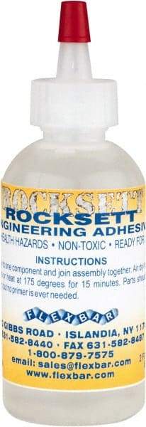 Flexbar - 2 oz Bottle Ceramic Adhesive - 5 to 10 min Working Time, Series 15014 - Apex Tool & Supply