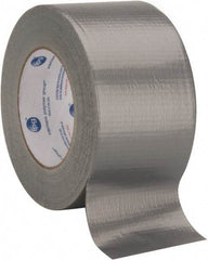 Intertape - 3" x 55m Silver Duct Tape - 7 mil, Rubber Adhesive, Polyethylene Film Backing, 17 Lb/ln Tensile Strength, Series AC10 - Apex Tool & Supply