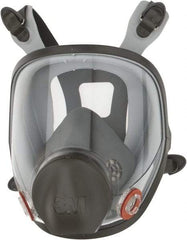 3M - Series 6000, Size S Full Face Respirator - 4-Point Suspension, Bayonet Connection - Apex Tool & Supply