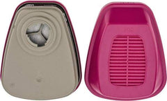 3M - Magenta and Black P100 Cartridge and Filter Combination - Series 6000, Protects Against Organic Vapor - Apex Tool & Supply