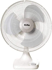 Air King - 12" Blade, 1/50 hp, 930 Max CFM, Oscillating Table/Wall Mounting Fans - 0.34/0.3/0.27 Amps, 120 Volts, 3 Speed - Apex Tool & Supply