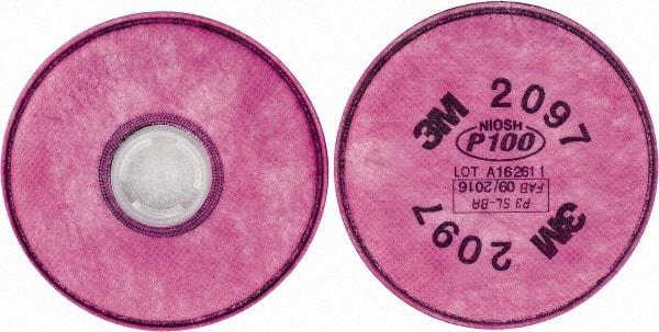 3M - Magenta P100 Filter - Protects Against Organic Vapor, Series 2000 - Apex Tool & Supply