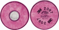 3M - Magenta P100 Filter - Protects Against Organic Vapor, Series 2000 - Apex Tool & Supply