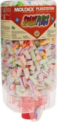 Moldex - One Touch Disposable Non-Refillable Earplug Dispenser with 33 dB Earplugs - Assorted Color Earplugs, 500 Pairs, Includes Mounting Bracket, Template & Hardware - Apex Tool & Supply