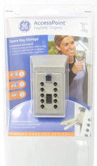 Supra - Push Button Combination, Permanent Key Safe - Brass Finish - Apex Tool & Supply