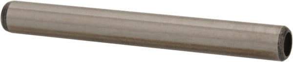 Value Collection - 1/4" Diam x 2-1/4" Pin Length Grade 8 Alloy Steel Pull Out Dowel Pin - 1 Rounded & 1 Threaded End - Apex Tool & Supply