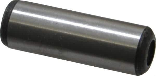 Value Collection - 1/2" Diam x 1-1/2" Pin Length Grade 8 Alloy Steel Pull Out Dowel Pin - 1 Rounded & 1 Threaded End - Apex Tool & Supply