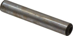 Value Collection - 1/2" Diam x 3" Pin Length Grade 8 Alloy Steel Pull Out Dowel Pin - 1 Rounded & 1 Threaded End - Apex Tool & Supply