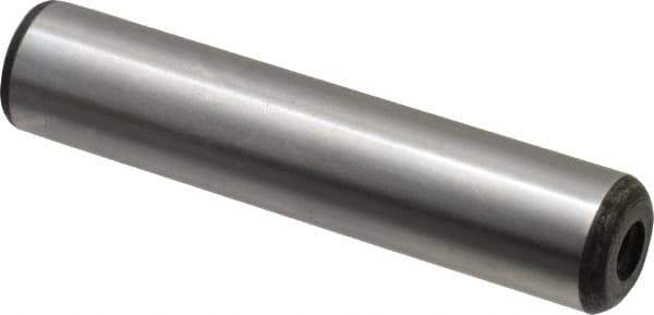 Value Collection - 5/8" Diam x 3" Pin Length Grade 8 Alloy Steel Pull Out Dowel Pin - 1 Rounded & 1 Threaded End - Apex Tool & Supply