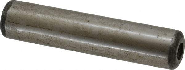 Value Collection - 3/4" Diam x 3-1/2" Pin Length Grade 8 Alloy Steel Pull Out Dowel Pin - 1 Rounded & 1 Threaded End - Apex Tool & Supply