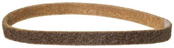 3M - 4" Wide x 132" OAL, Aluminum Oxide Abrasive Belt - Aluminum Oxide, Medium, Nonwoven, Series SC-BL - Apex Tool & Supply