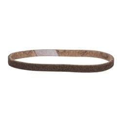 3M - 1/2" Wide x 18" OAL, Aluminum Oxide Abrasive Belt - Aluminum Oxide, Coarse, Nonwoven, Series SC-BS - Apex Tool & Supply