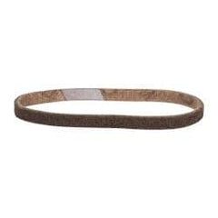 3M - 1/2" Wide x 18" OAL, Aluminum Oxide Abrasive Belt - Aluminum Oxide, Coarse, Nonwoven, Series SC-BS - Apex Tool & Supply