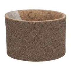 3M - 3-1/2" Wide x 15-1/2" OAL, Aluminum Oxide Abrasive Belt - Aluminum Oxide, Coarse, Nonwoven, Series SC-BS - Apex Tool & Supply