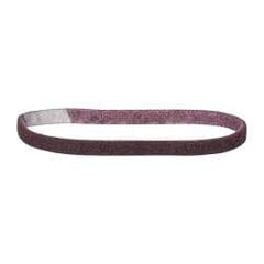 3M - 1/2" Wide x 18" OAL, Aluminum Oxide Abrasive Belt - Aluminum Oxide, Medium, Nonwoven, Series SC-BS - Apex Tool & Supply