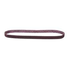3M - 1/2" Wide x 24" OAL, Aluminum Oxide Abrasive Belt - Aluminum Oxide, Medium, Nonwoven, Series SC-BS - Apex Tool & Supply