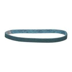 3M - 1/2" Wide x 18" OAL, Aluminum Oxide Abrasive Belt - Aluminum Oxide, Very Fine, Nonwoven, Series SC-BS - Apex Tool & Supply