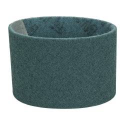 3M - 3-1/2" Wide x 15-1/2" OAL, Aluminum Oxide Abrasive Belt - Aluminum Oxide, Very Fine, Nonwoven, Series SC-BS - Apex Tool & Supply