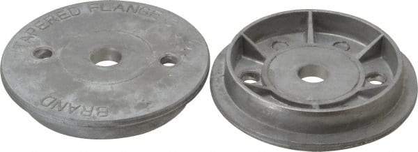 3M - Deburring Wheel Flange - Compatible with 3" Diam x 1/2" Hole Deburring Wheels - Apex Tool & Supply