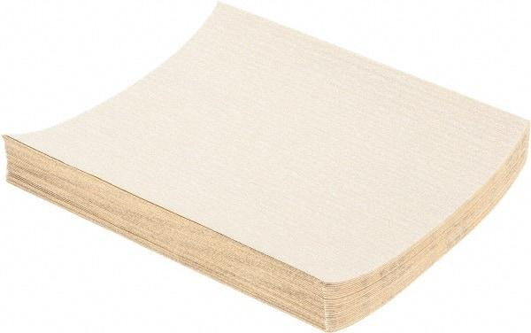 Value Collection - 180 Grit, Aluminum Oxide Sanding Sheet - 11" Long x 9" Wide, Very Fine Grade, A Weighted Paper Backing - Apex Tool & Supply