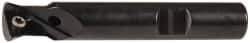 Dorian Tool - 60° Included Angle, 1/2 Inch Max Cutting Diameter, 1 Cutter Insert, 3/8 Inch Shank Diameter, TDEX 110204-EN Insert Style, Indexable Dovetail Cutter - 2.39 Inch Overall Length - Apex Tool & Supply
