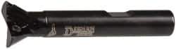 Dorian Tool - 60° Included Angle, 3/4 Inch Max Cutting Diameter, 2 Inserts, 3/8 Inch Shank Diameter, TDEX 110204-EN Insert Style, Indexable Dovetail Cutter - 2.39 Inch Overall Length - Apex Tool & Supply