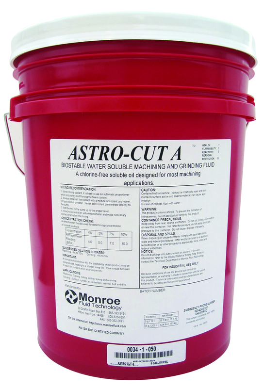 Astro-Cut A Biostable Soluble Oil Metalworking Fluid-5 Gallon Pail - Apex Tool & Supply