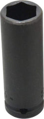 Proto - 3/4" Drive 15/16" Deep Thin Wall Impact Socket - 6 Points, 4" OAL - Apex Tool & Supply