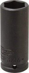 Proto - 3/4" Drive 1-3/16" Deep Thin Wall Impact Socket - 6 Points, 4" OAL - Apex Tool & Supply