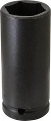 Proto - 3/4" Drive 1-1/4" Deep Thin Wall Impact Socket - 6 Points, 4" OAL - Apex Tool & Supply