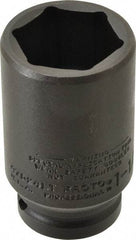 Proto - 3/4" Drive 1-1/2" Deep Thin Wall Impact Socket - 6 Points, 3-1/2" OAL - Apex Tool & Supply