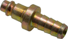 Coilhose Pneumatics - Hose Barb Acme Pneumatic Hose Connector - Steel, 1/4" Body Diam, 3/8" Hose ID - Apex Tool & Supply