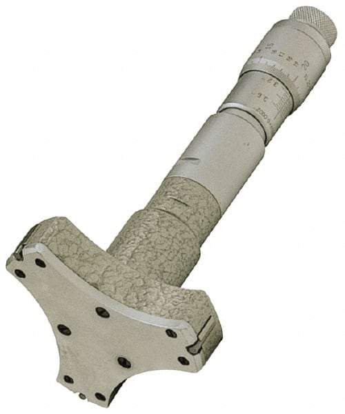 SPI - 6 to 7", 5.51" Gage Depth, Mechanical Inside Hole Micrometer - 0.0002" Graduation, 0.0004" Accuracy, Ratchet Stop Thimble - Apex Tool & Supply