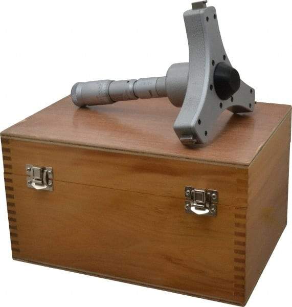 SPI - 7 to 8", 5.51" Gage Depth, Mechanical Inside Hole Micrometer - 0.0002" Graduation, 0.0008" Accuracy, Ratchet Stop Thimble - Apex Tool & Supply