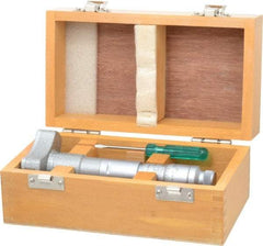 SPI - 2.8 to 3.2", 3.54" Gage Depth, Mechanical Inside Hole Micrometer - 0.0002" Graduation, 0.00025" Accuracy, Ratchet Stop Thimble - Apex Tool & Supply