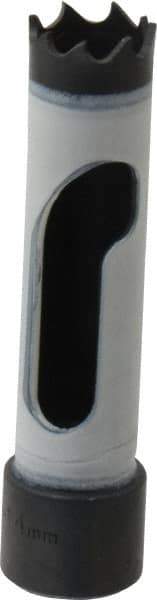 Lenox - 9/16" Diam, 1-1/2" Cutting Depth, Hole Saw - Bi-Metal Saw, Toothed Edge - Apex Tool & Supply