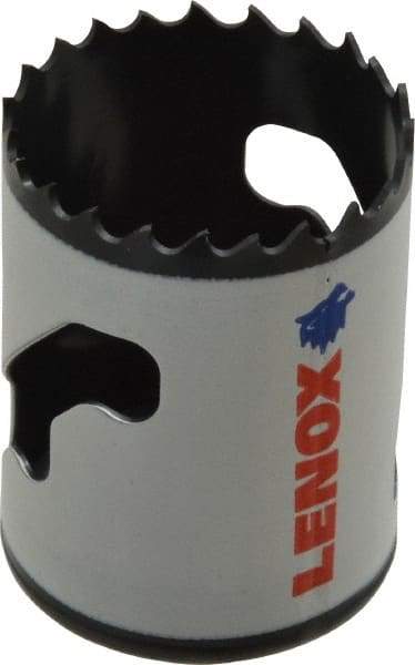 Lenox - 1-9/16" Diam, 1-1/2" Cutting Depth, Hole Saw - Bi-Metal Saw, Toothed Edge - Apex Tool & Supply